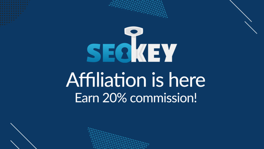 SEOKEY Affiliate program